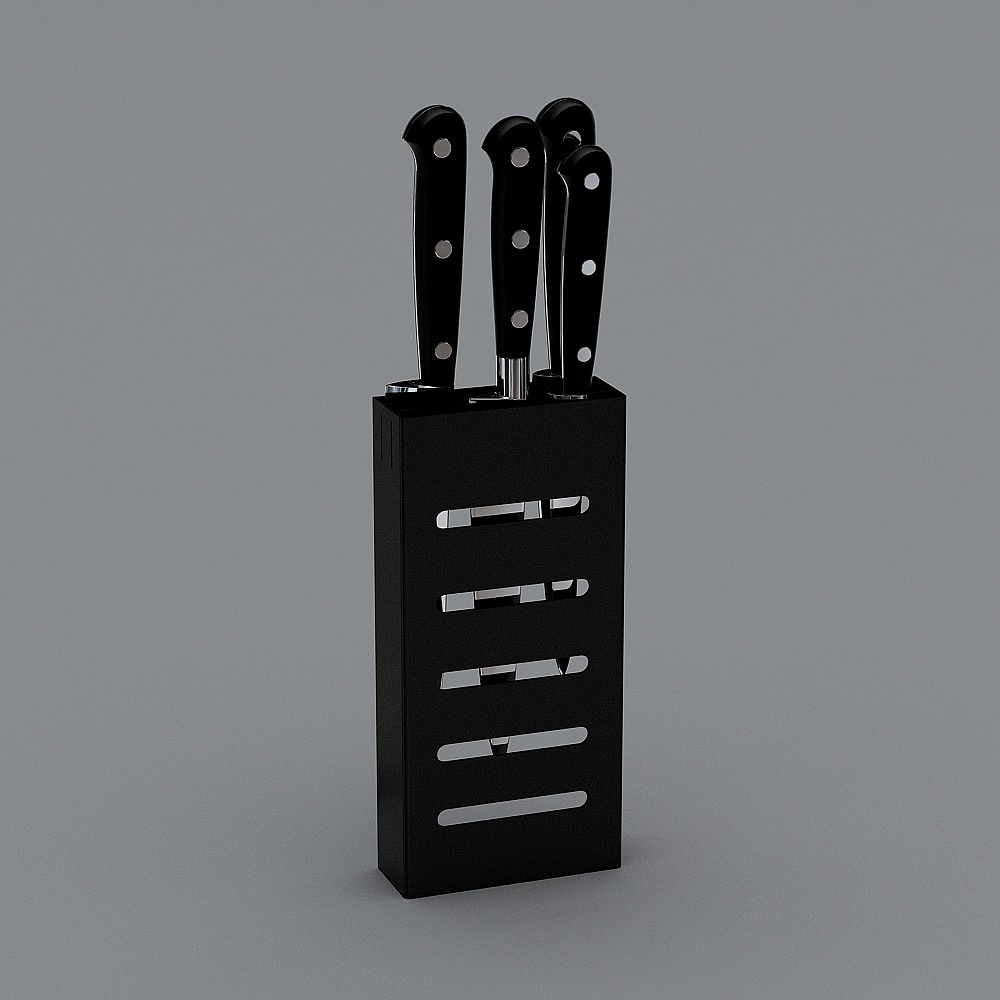 厨房套件-长刀架-C-m33D模型
