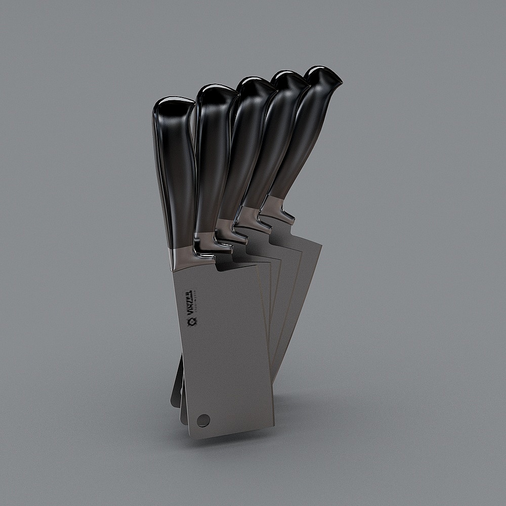 带双筷筒刀架（刀组右）3D模型