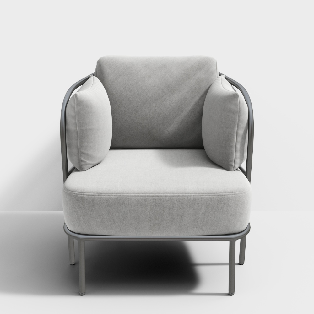 瑞典Skargaarden 现代单人沙发3D模型