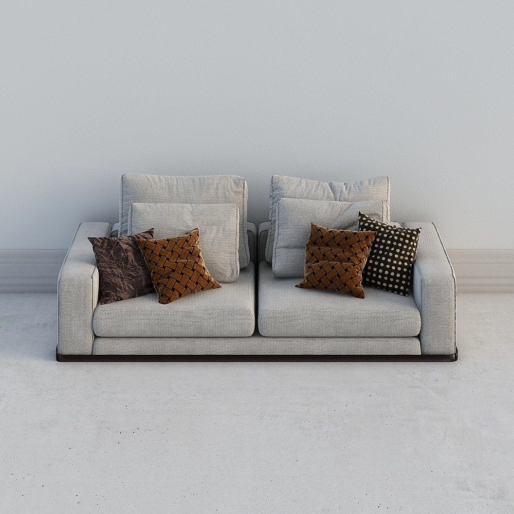 意大利 米洛提 minotti 现代双人沙发-双人沙发3D模型