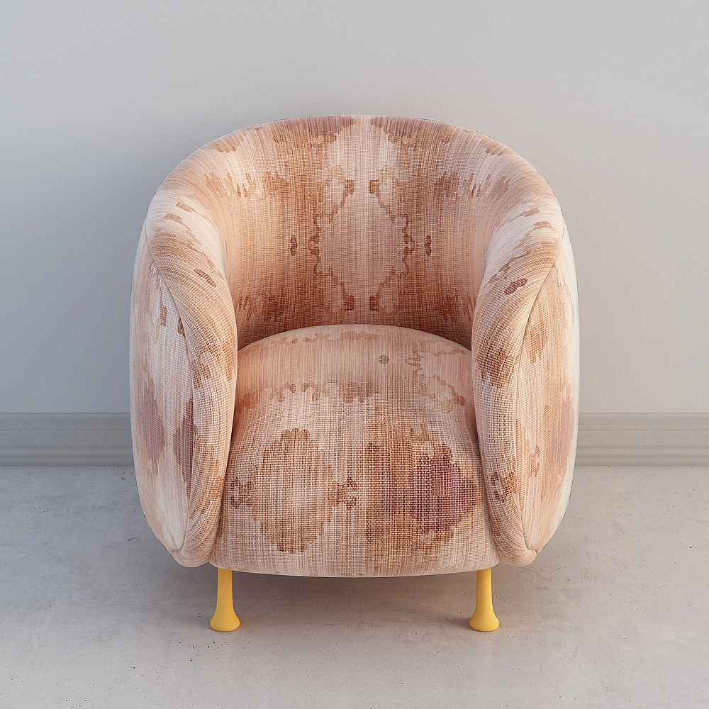 美国 Kelly Wearstler 现代单人沙发3D模型
