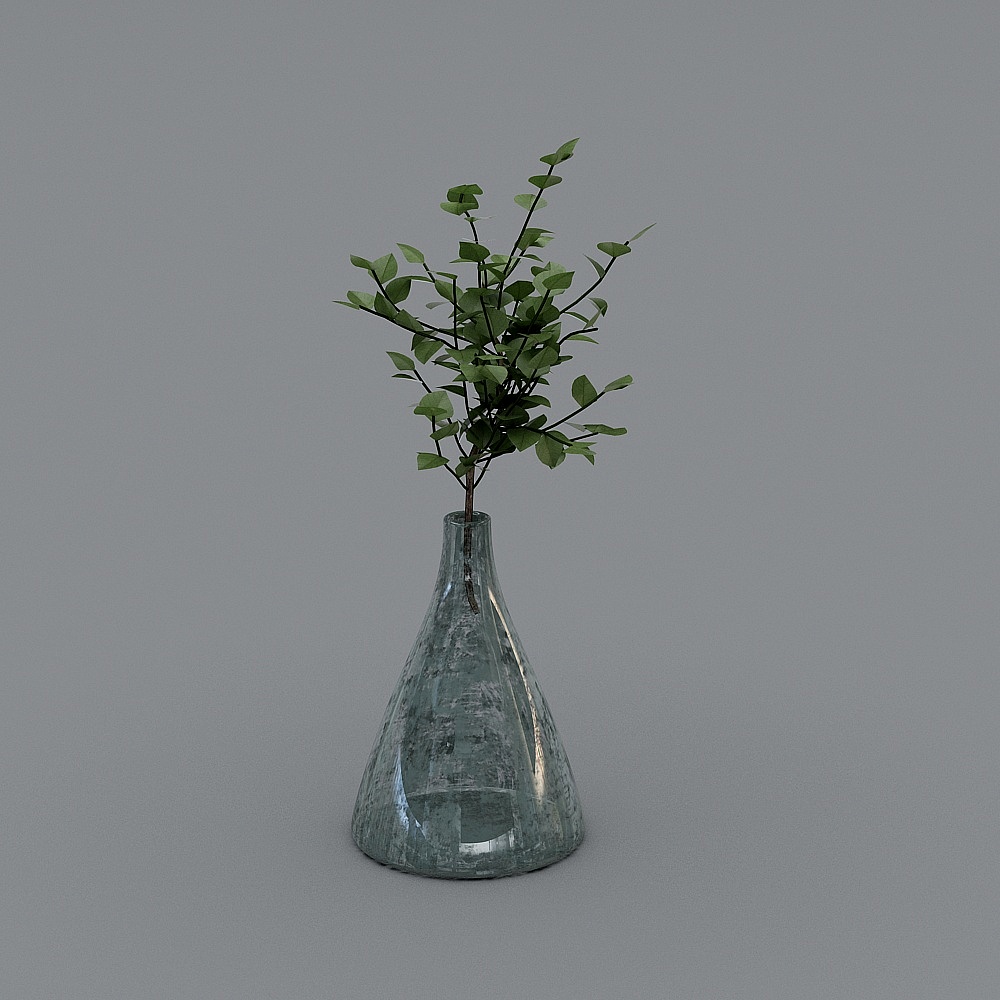现代花瓶摆件-13D模型