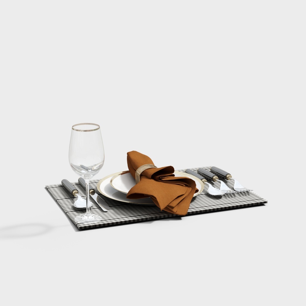 餐具】3D模型