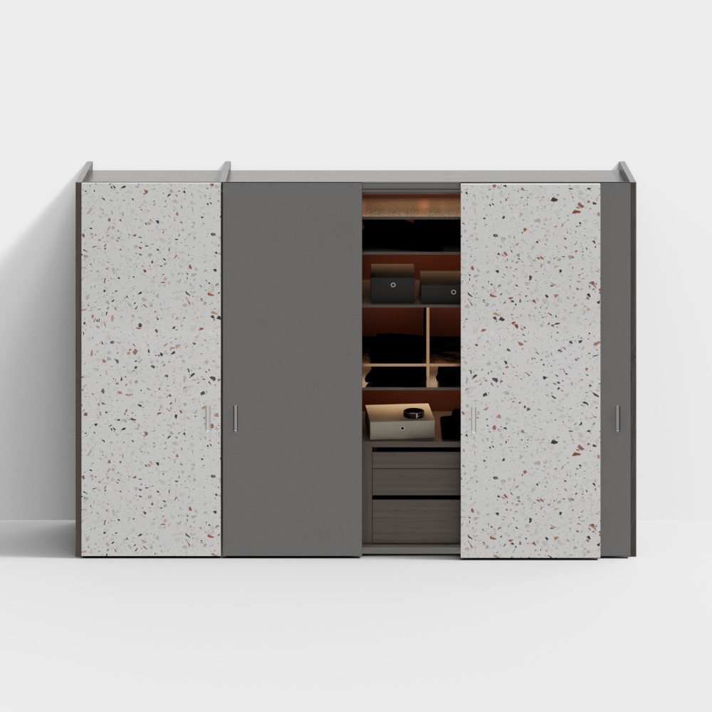 现代风格衣柜3D模型