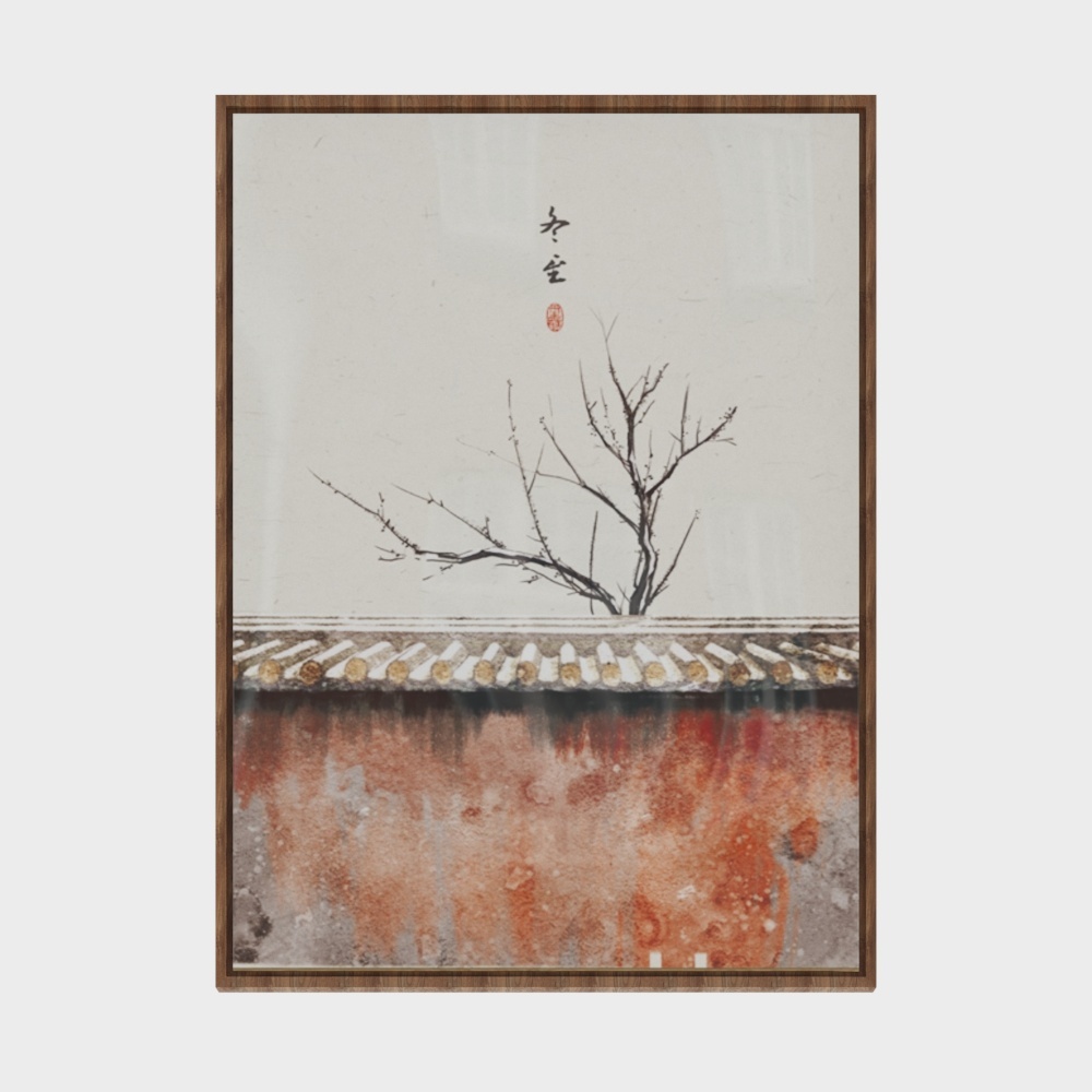 中式装饰画02-LS3D模型