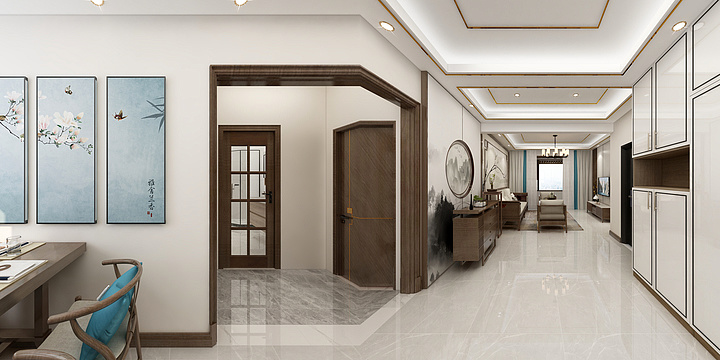 Nola的-景华(新中式）-装修设计方案