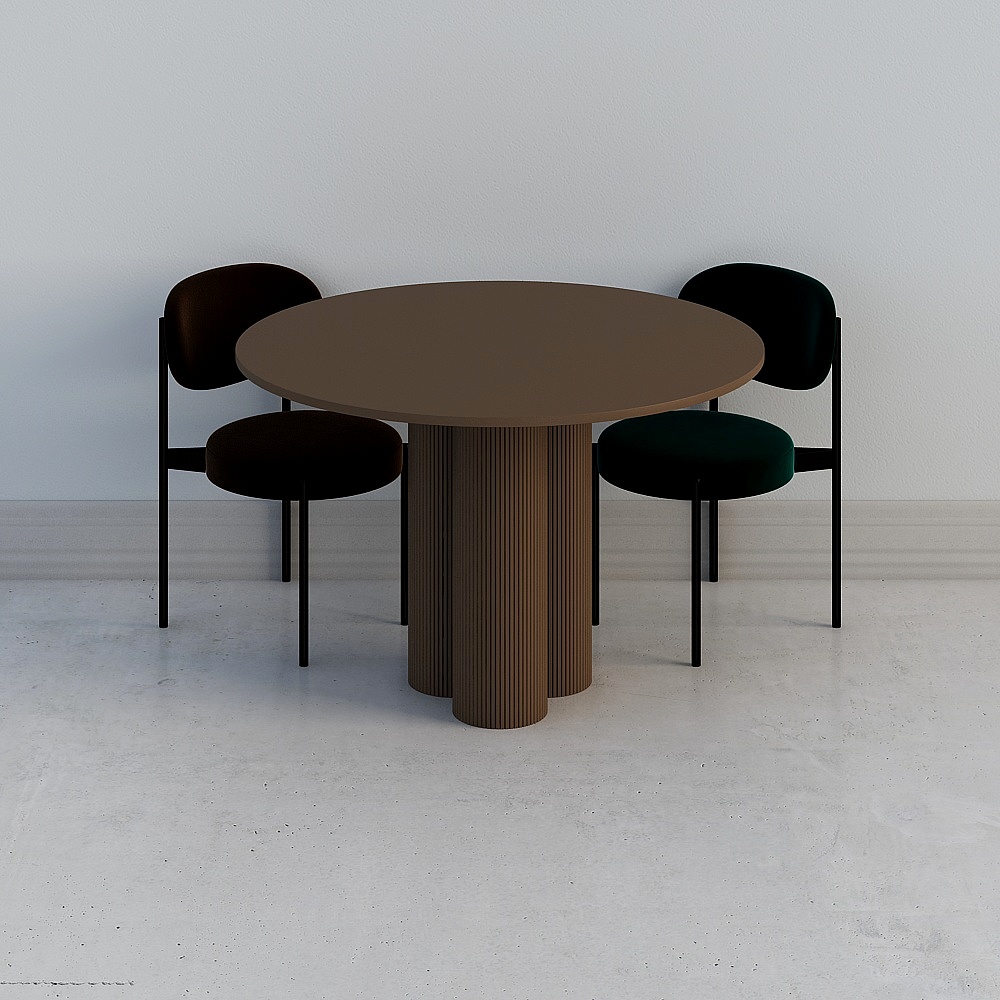 cornerdesign 现代餐桌椅-餐桌组合3D模型