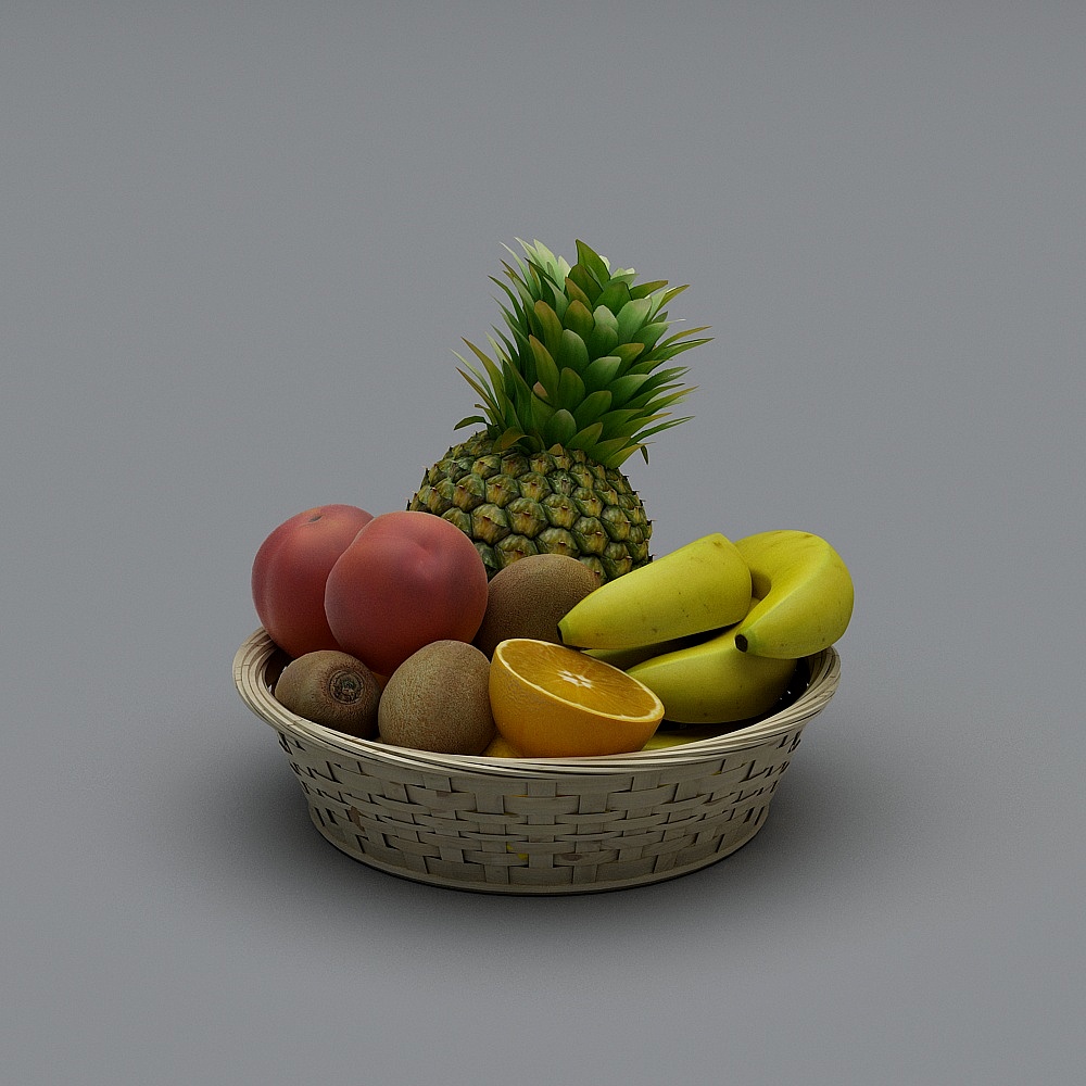 果篮3D模型