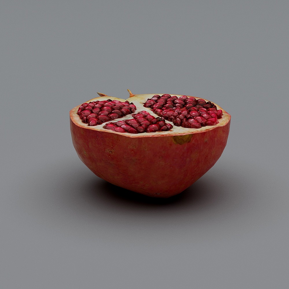 石榴3D模型