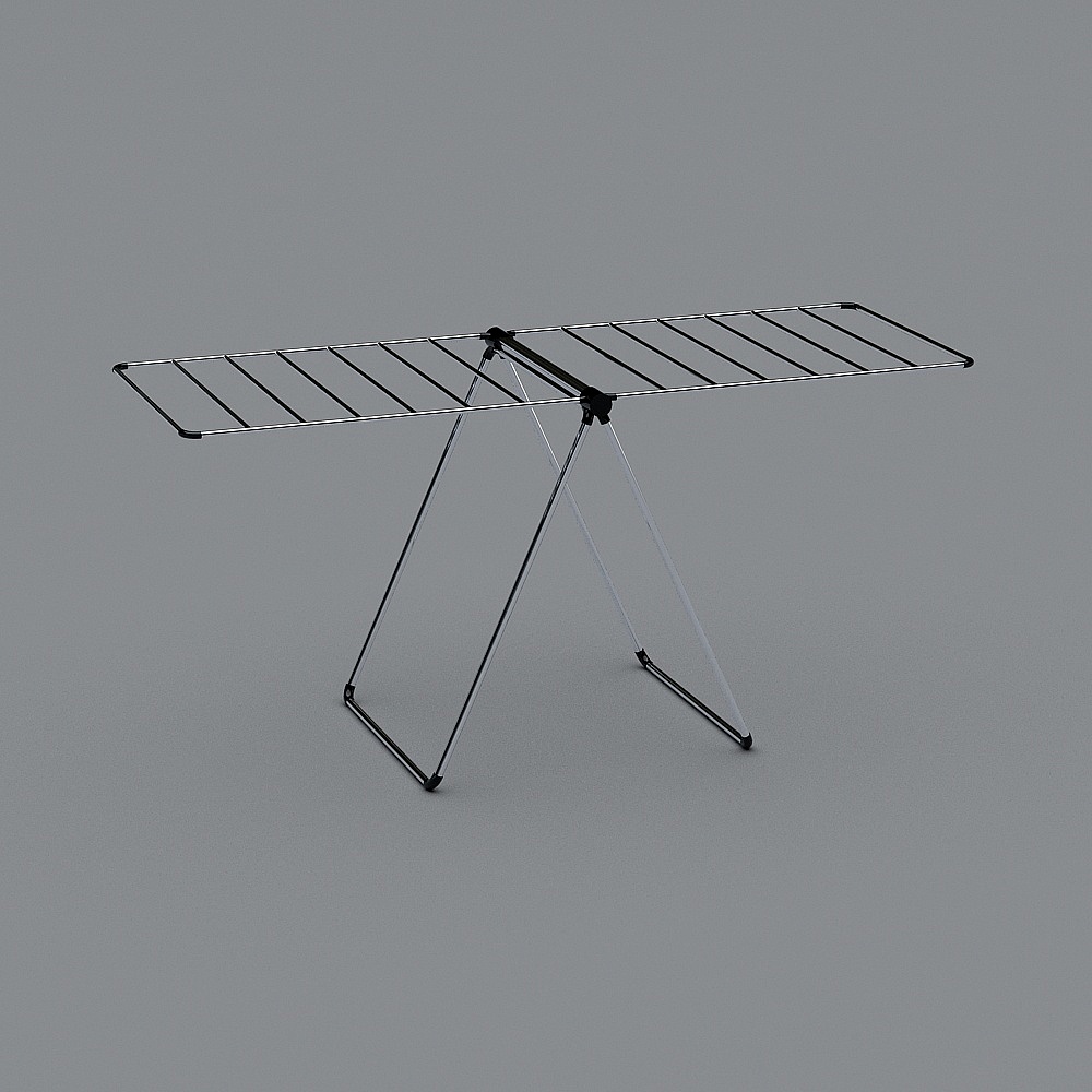 落地晾衣架3D模型