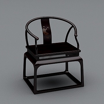 大明雅韵-玉圈椅B3D模型