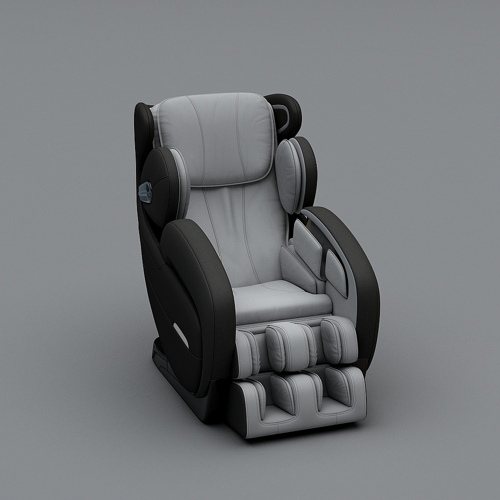 现代影视休息区-按摩椅3D模型