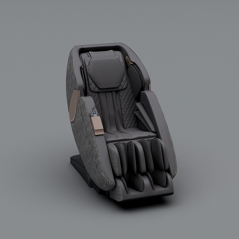 卓雅-DE-T500L-按摩椅3D模型
