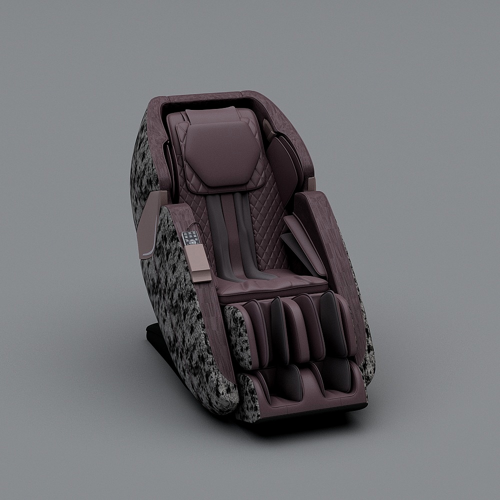 卓雅-DE-T500L-按摩椅3D模型