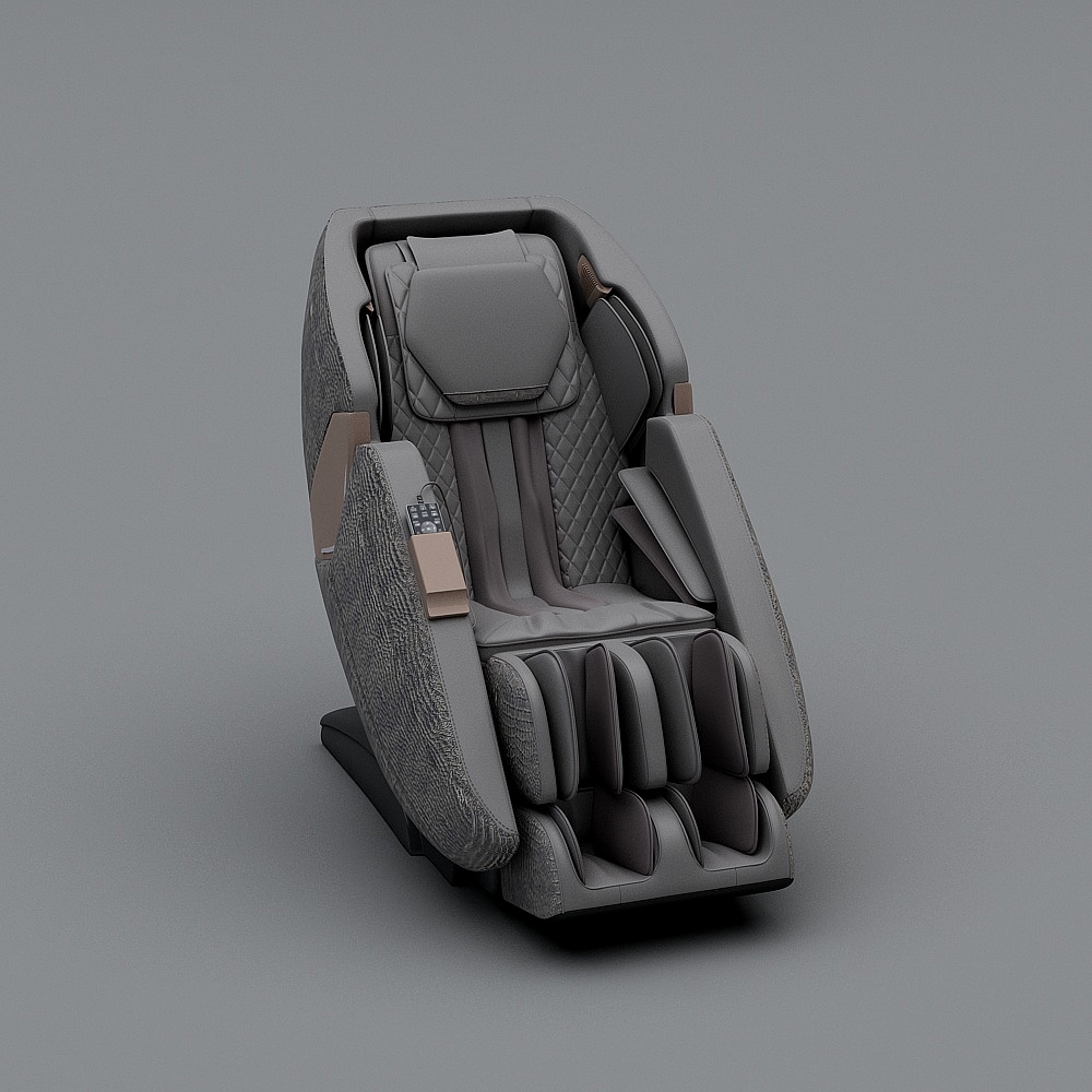 卓雅-DE-T500L-按摩椅3D模型