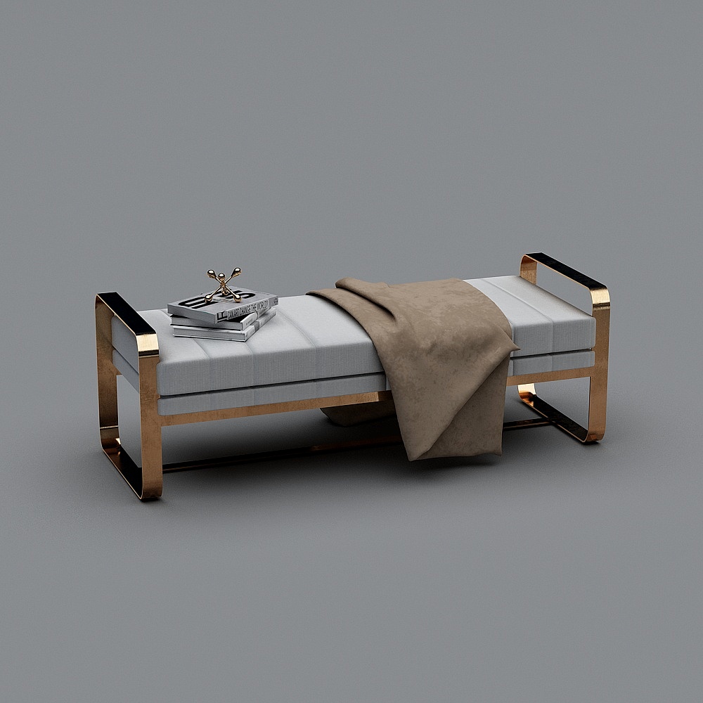 矮凳3D模型