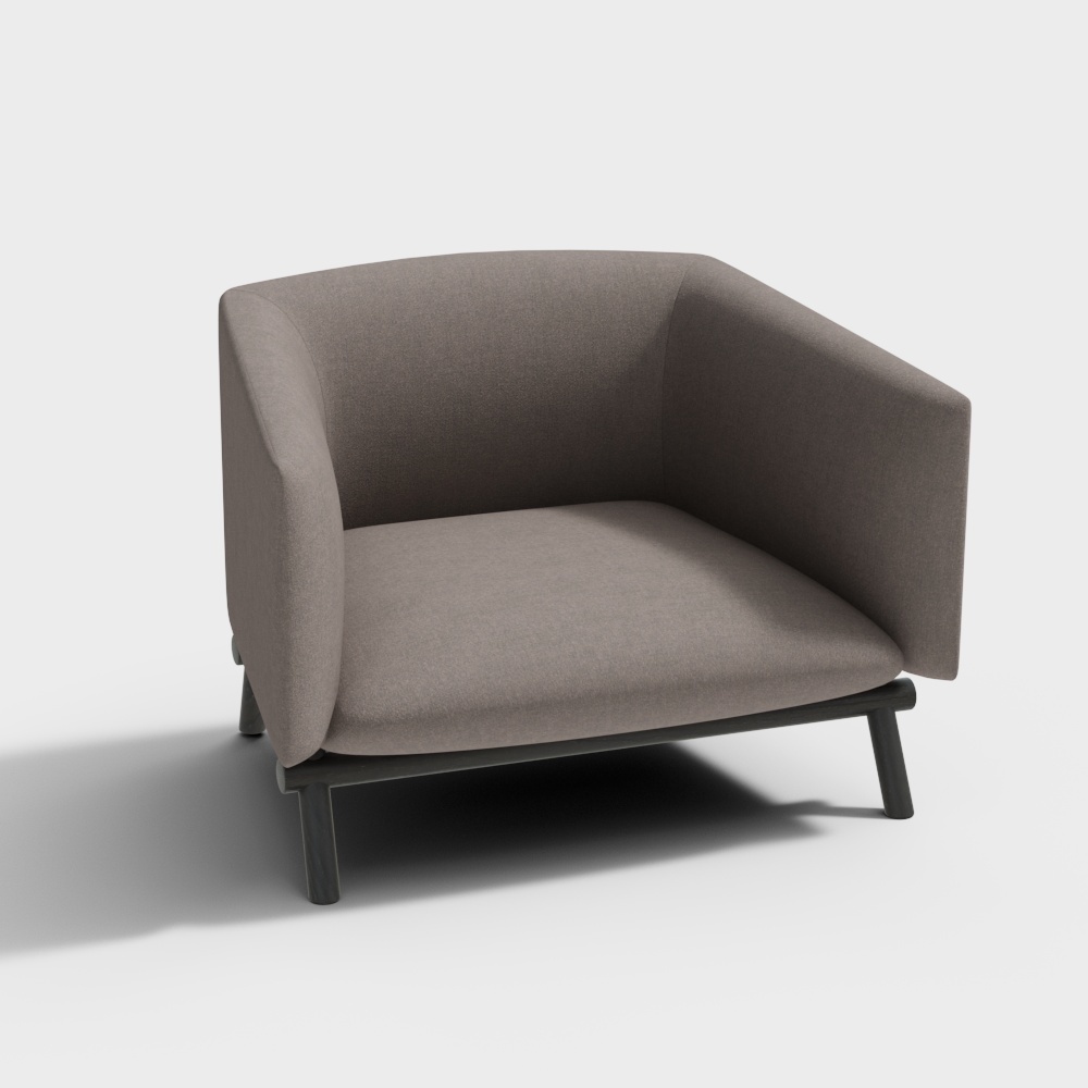 新休闲椅B3D模型