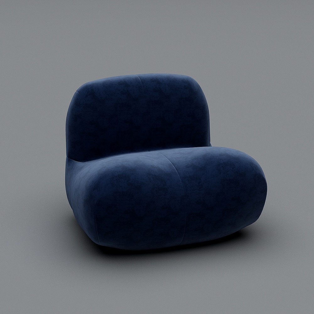现代懒人沙发1-蓝色