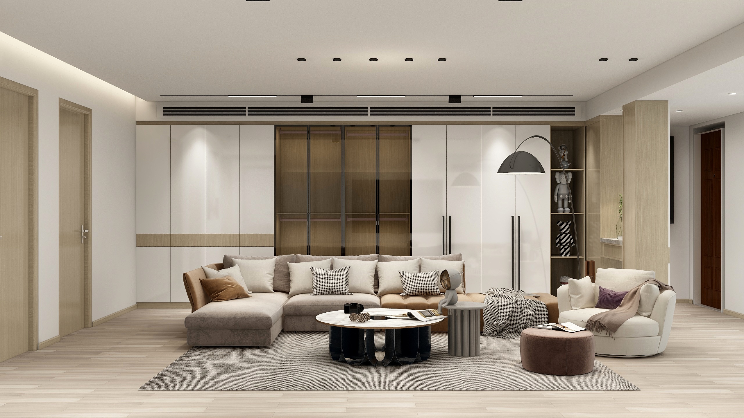 周聪1986-市委小区极简现代-装修设计方案