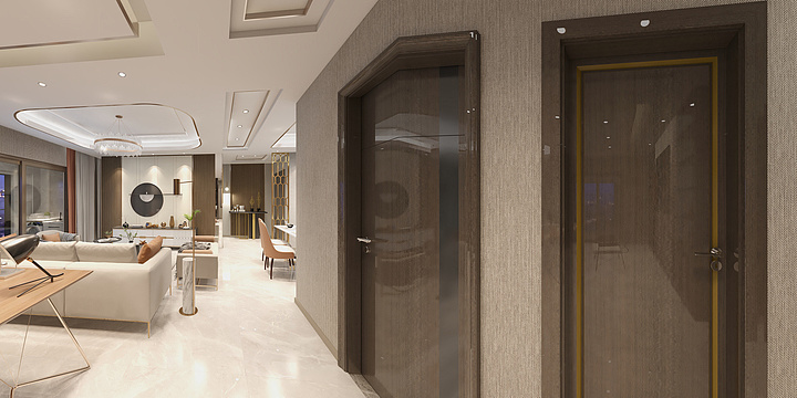 杨大林-当代-敞开式书房-装修设计方案