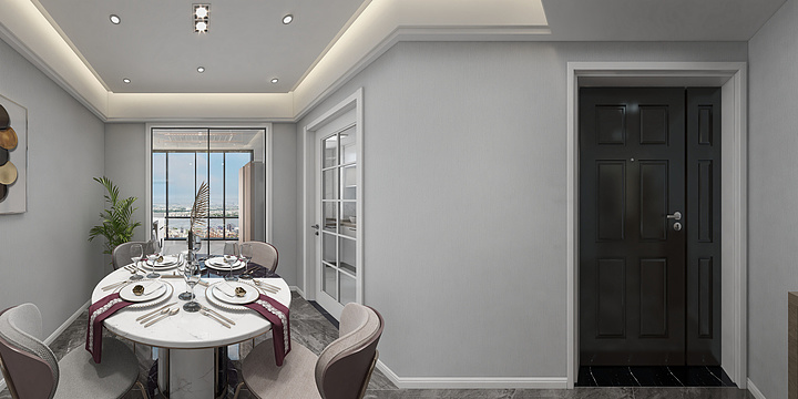 涂良辉-现代风-装修设计方案