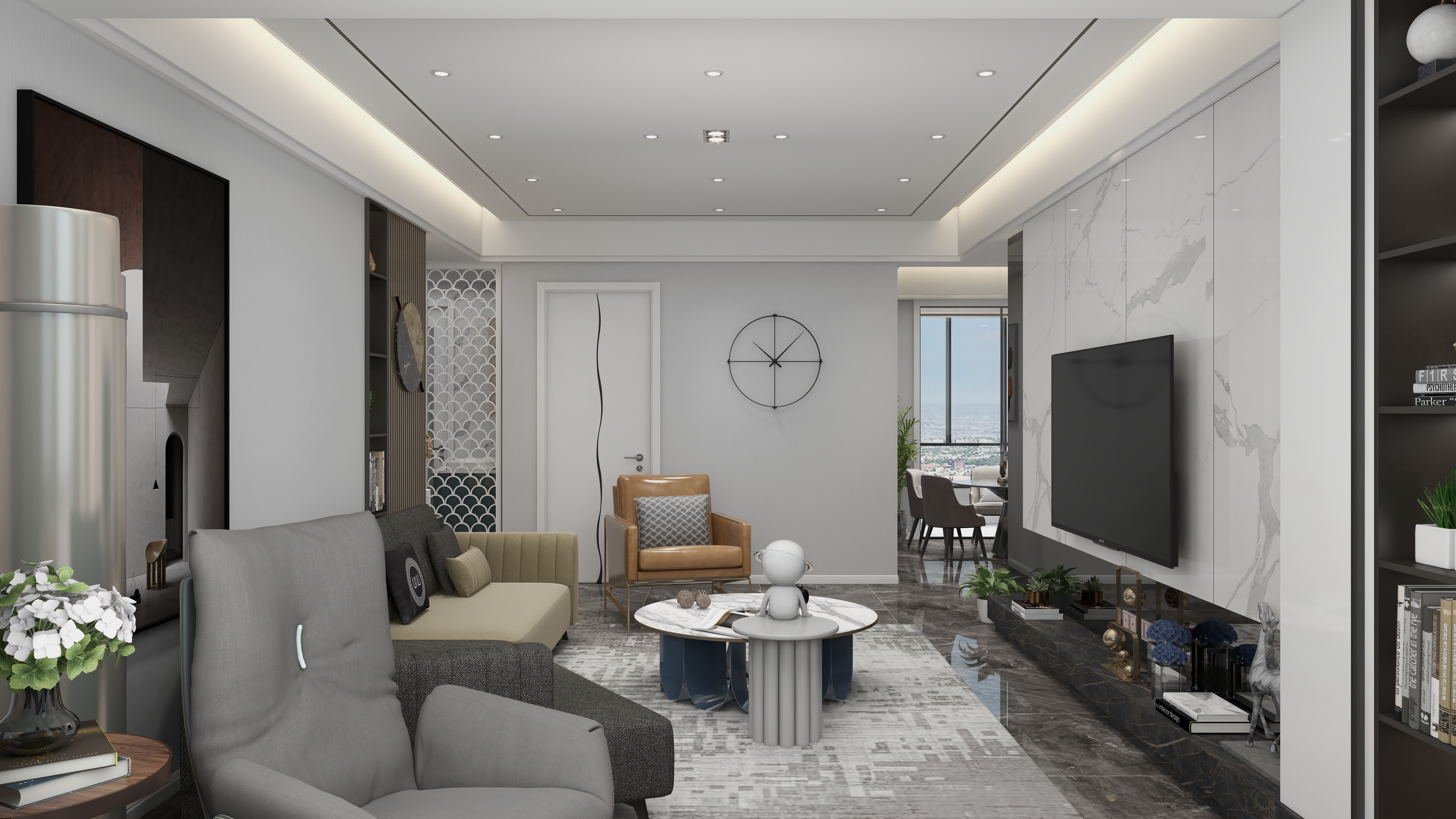 棱廊全案设计-现代风旧改-装修设计方案