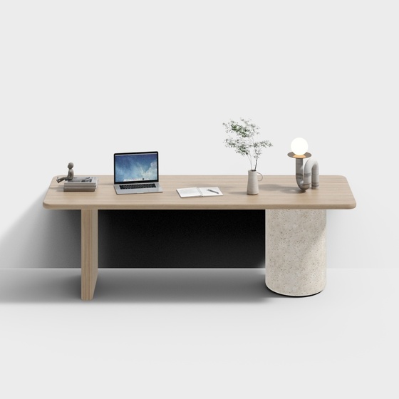 Scandinavian Desks,Desks,Black+Earth color