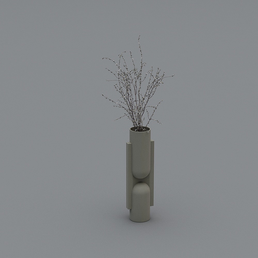 现代花瓶3D模型