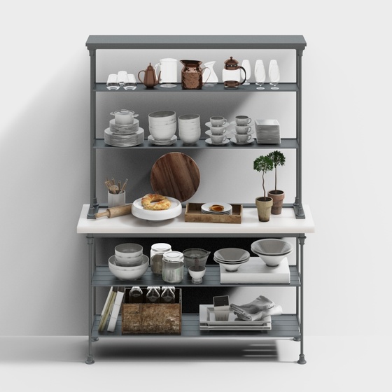Storage rack and cabinet combination