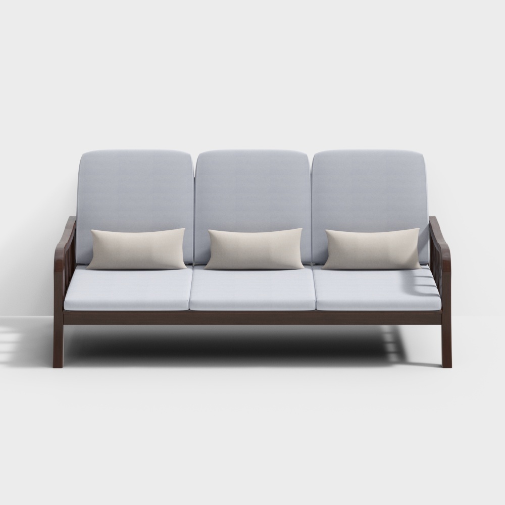 G806#沙发(三人位)3D模型