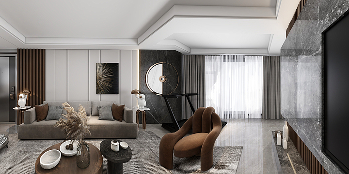 上饶玛格精品定制01-友邦壹号院现代风格-装修设计方案