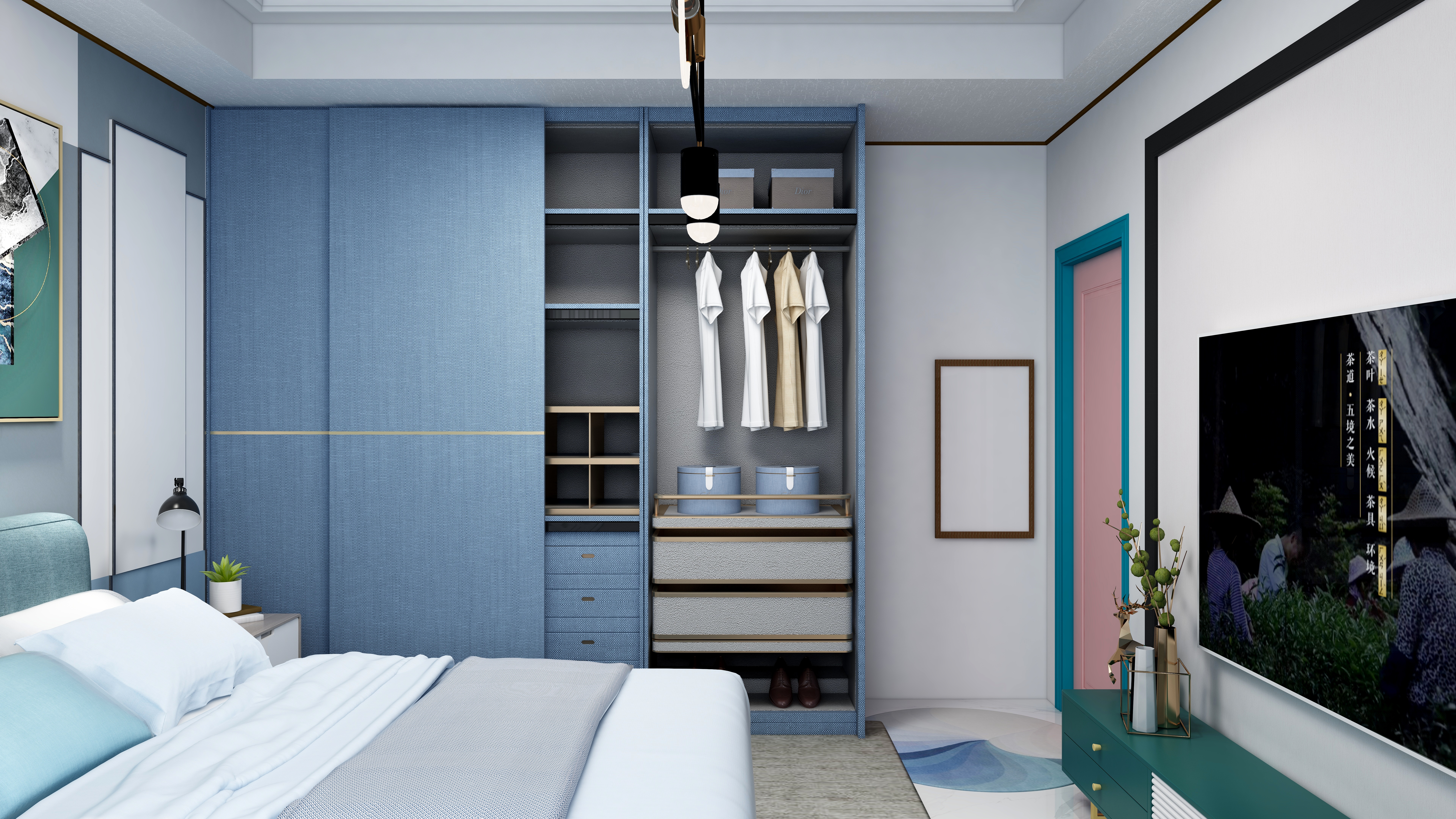 发福男-房1（蓝）-装修设计方案