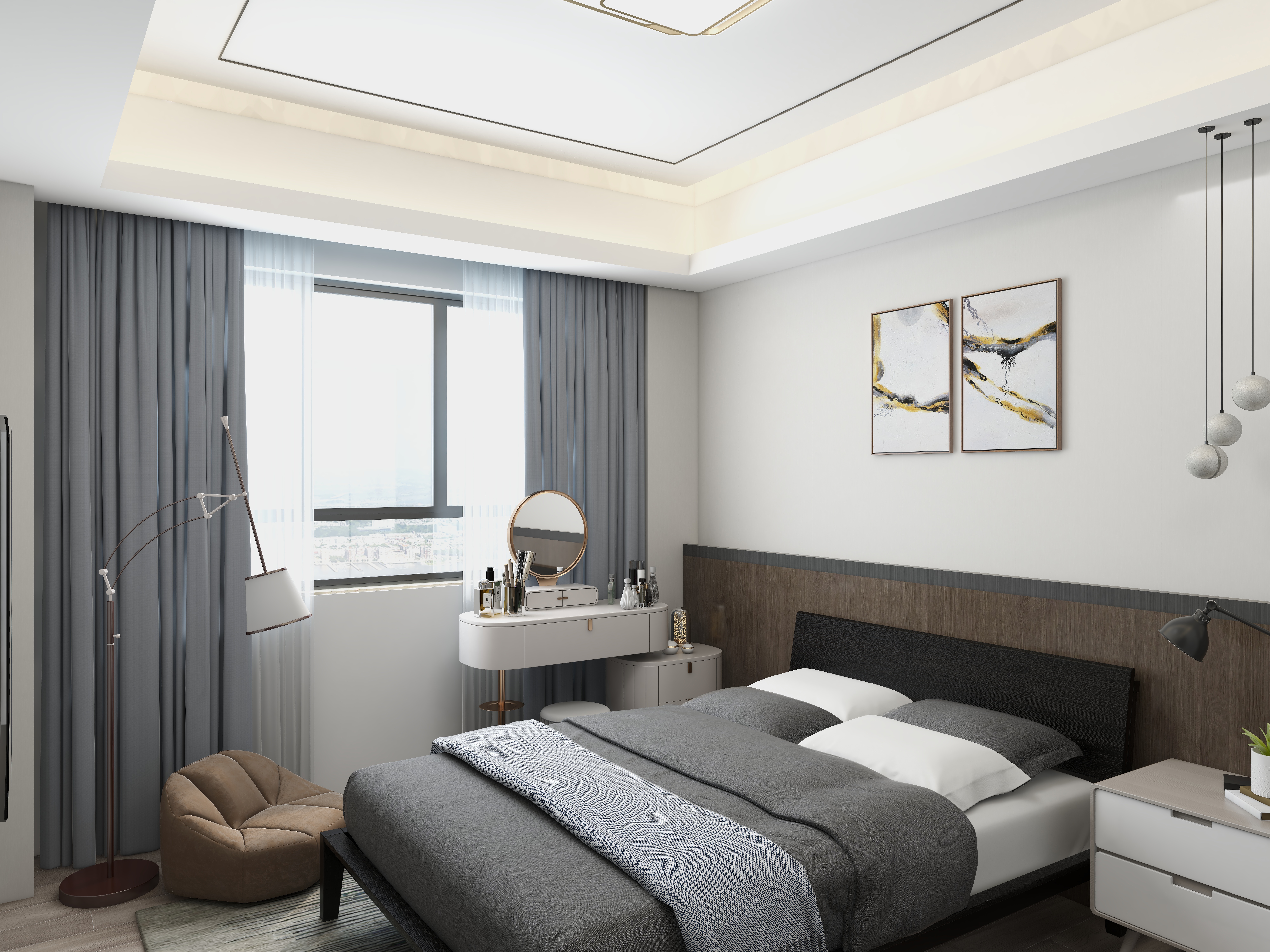 高超          .-瑞和园89.50㎡B户型3室2厅1卫-装修设计方案