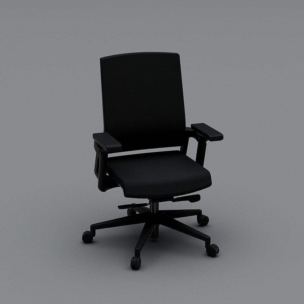 谷腾家具 GT-001B 现代原创设计办公椅3D模型