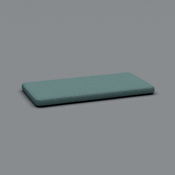 Black Sofa Cushion 3D Model