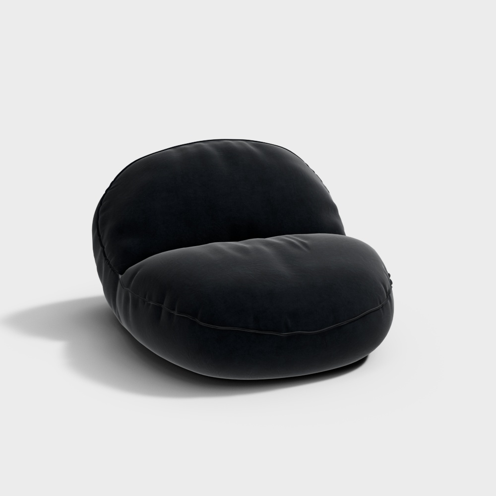 现代懒人沙发1-灰色3D模型
