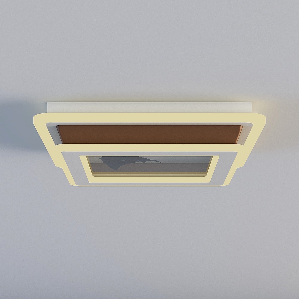 容腾吸顶灯3D模型