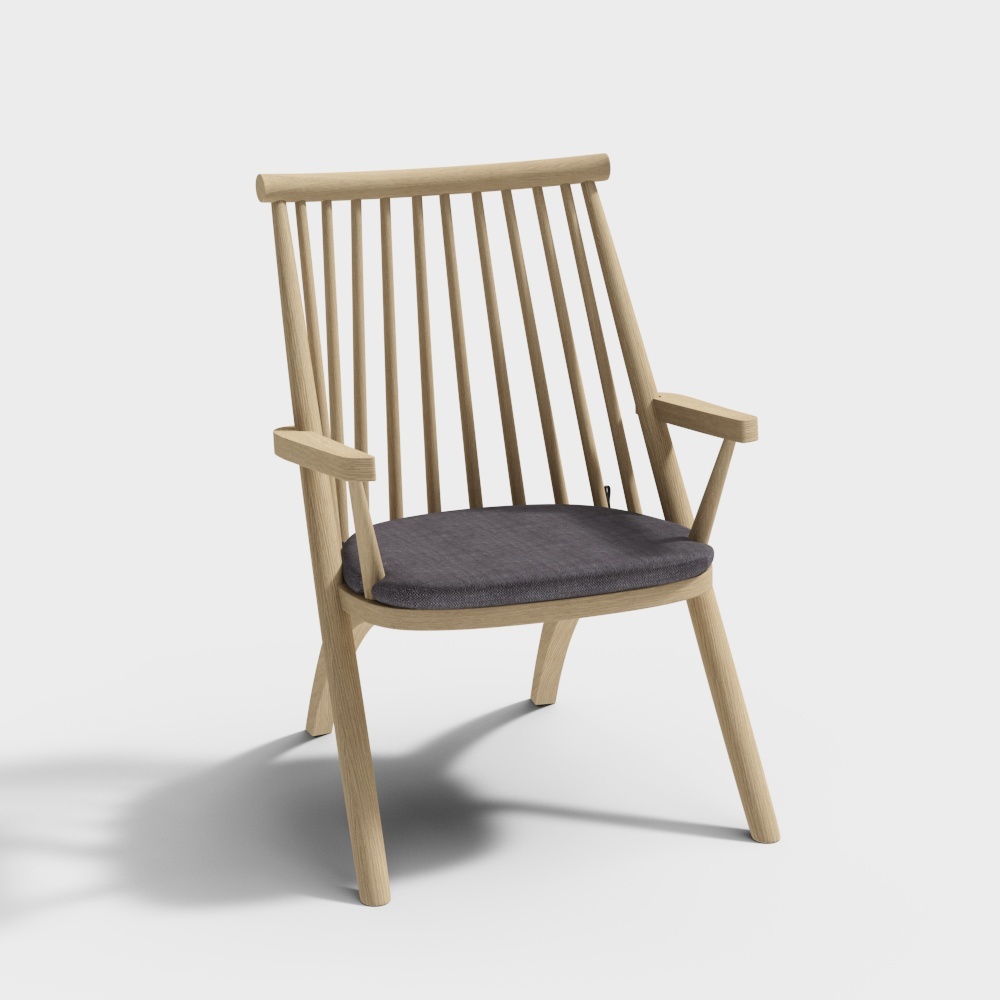 原创工厂- J006-休闲椅3D模型