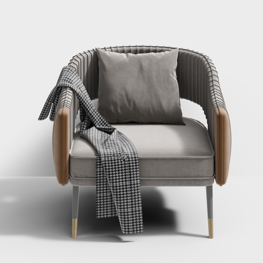现代单人沙发休闲椅
