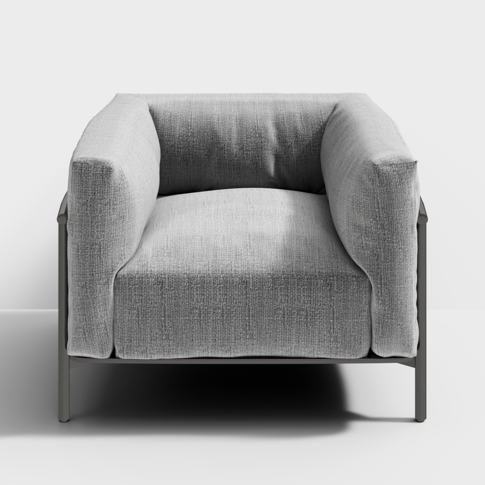 现代单人沙发休闲椅