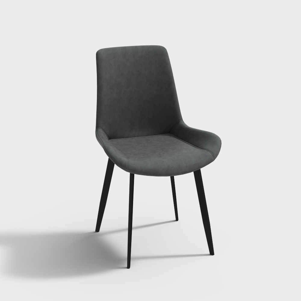 卡昂家居-卡昂系列-餐椅-CA050Y3D模型