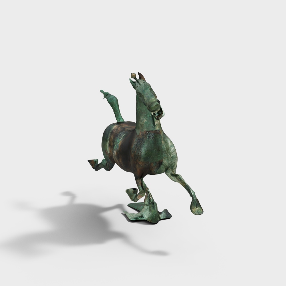铜奔马（马踏飞燕）3D模型