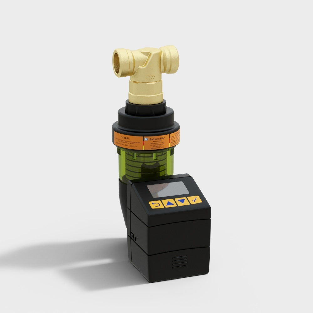 EDO-S前置过滤器+控制器3D模型