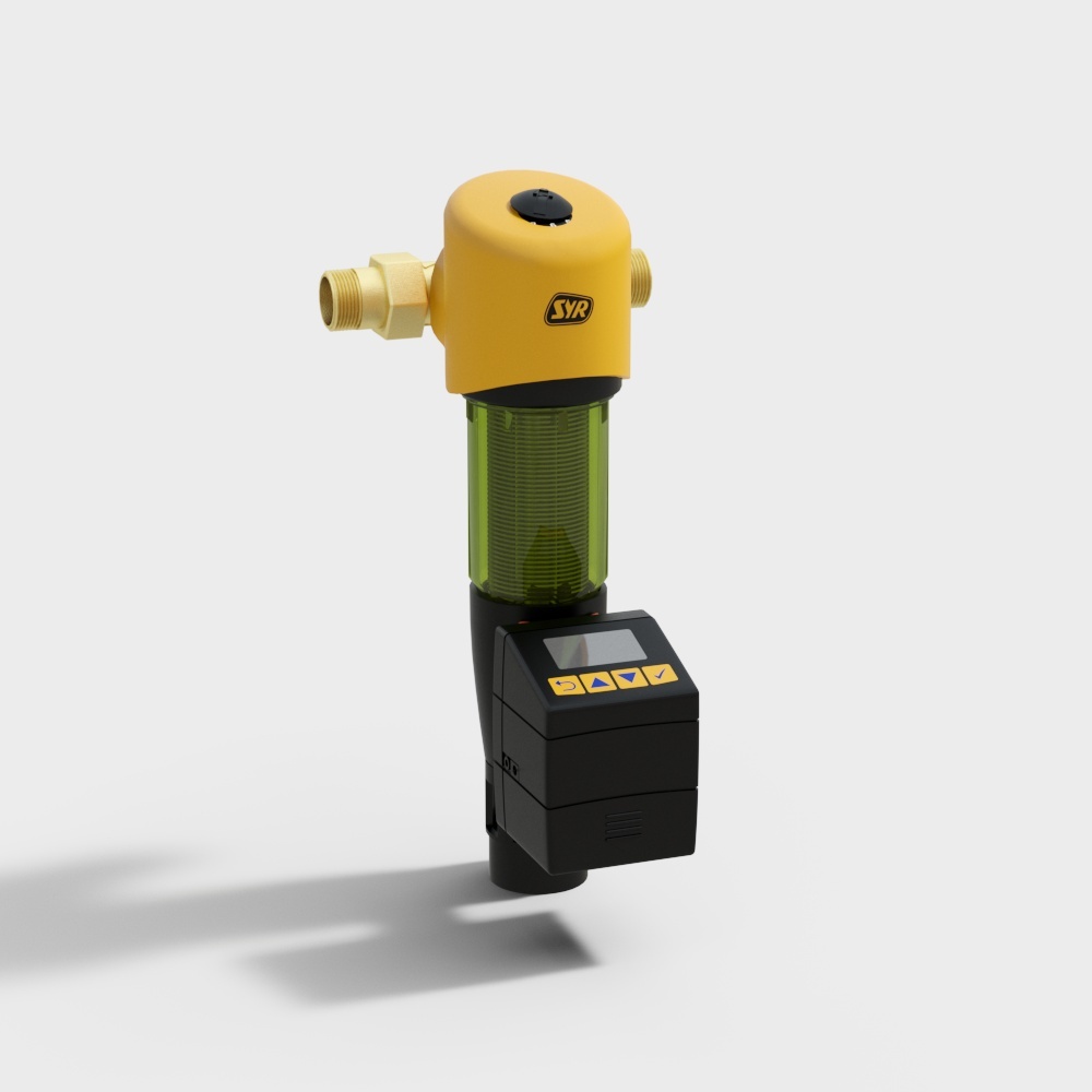 SMART 前置过滤器+控制器3D模型