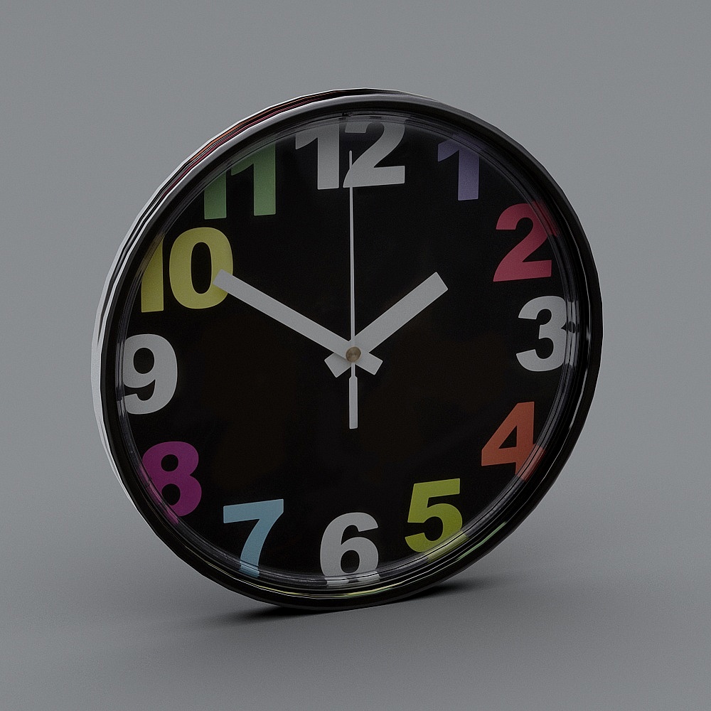 时钟-13D模型