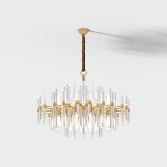 Neoclassic Modern Luxury Pendants & Chandeliers,Golden+Beige