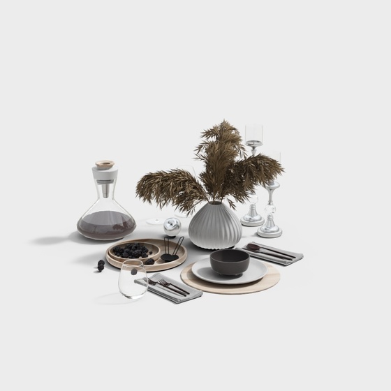 Modern Kitchen,Tableware,Dinnerware,Gray