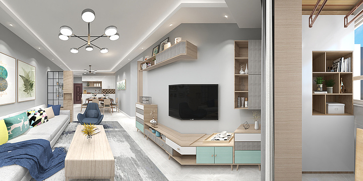 视界装饰oxBx-铜煤1单元1101-装修设计方案