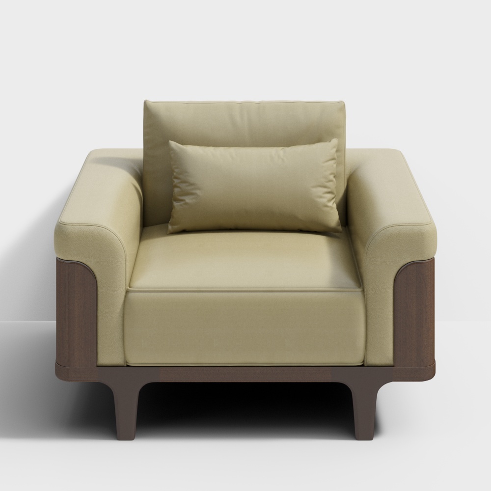 B701单人位沙发3D模型