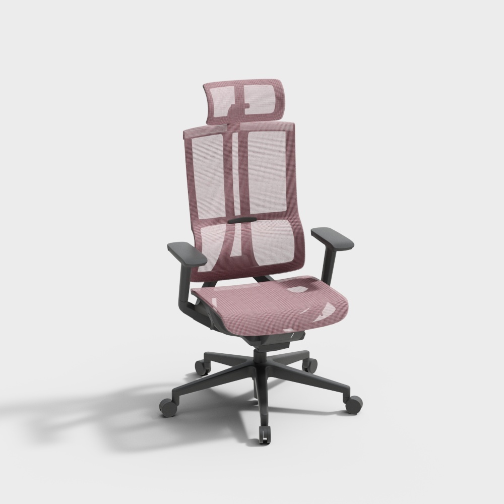 精一家具 CH-303A 现代原创 办公椅3D模型